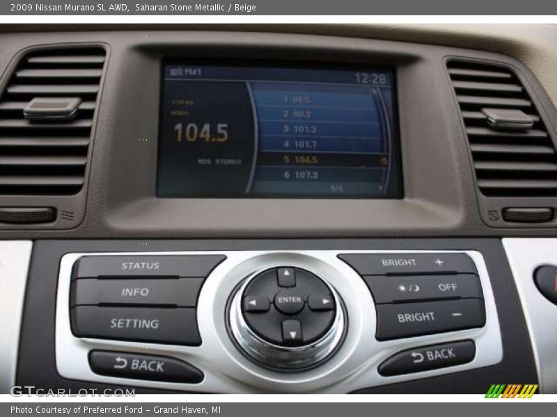Saharan Stone Metallic / Beige 2009 Nissan Murano SL AWD