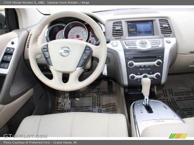 Saharan Stone Metallic / Beige 2009 Nissan Murano SL AWD