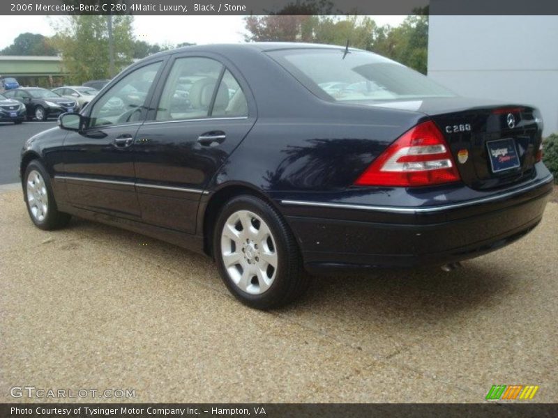 Black / Stone 2006 Mercedes-Benz C 280 4Matic Luxury