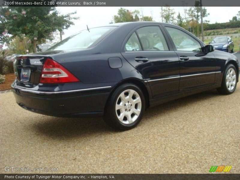 Black / Stone 2006 Mercedes-Benz C 280 4Matic Luxury