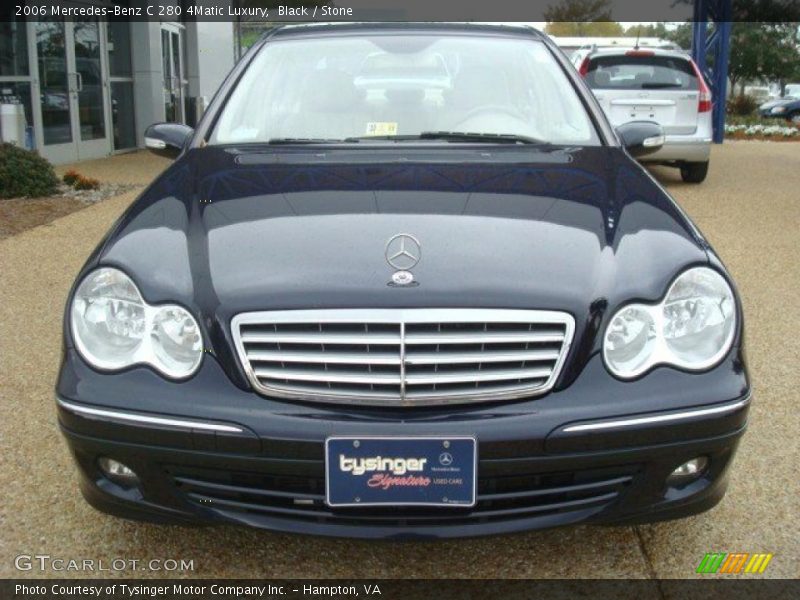Black / Stone 2006 Mercedes-Benz C 280 4Matic Luxury