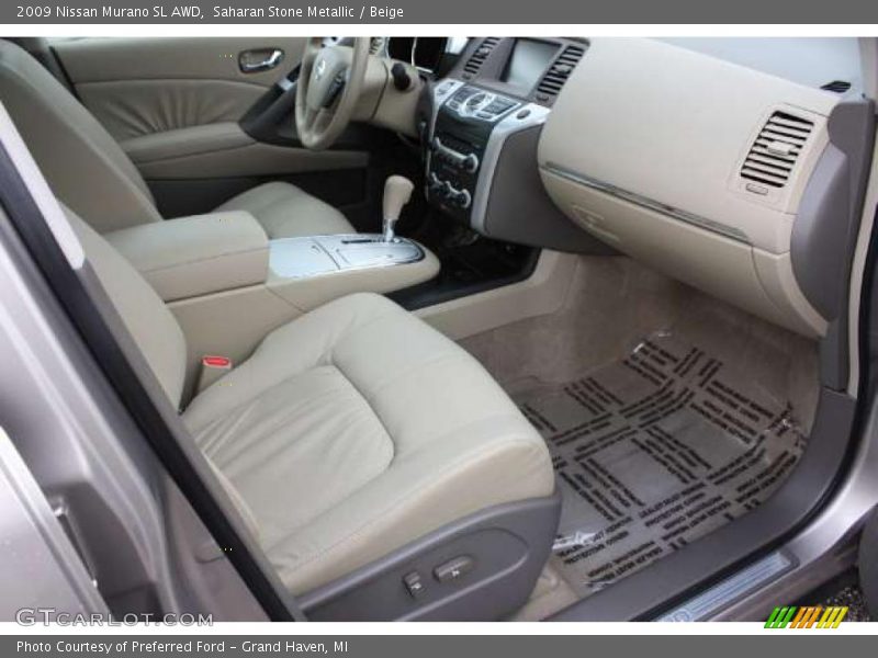 Saharan Stone Metallic / Beige 2009 Nissan Murano SL AWD