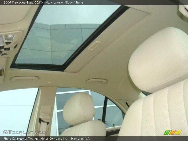 Black / Stone 2006 Mercedes-Benz C 280 4Matic Luxury