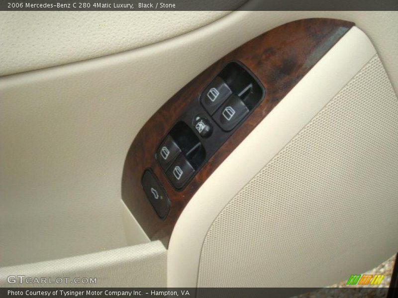 Black / Stone 2006 Mercedes-Benz C 280 4Matic Luxury