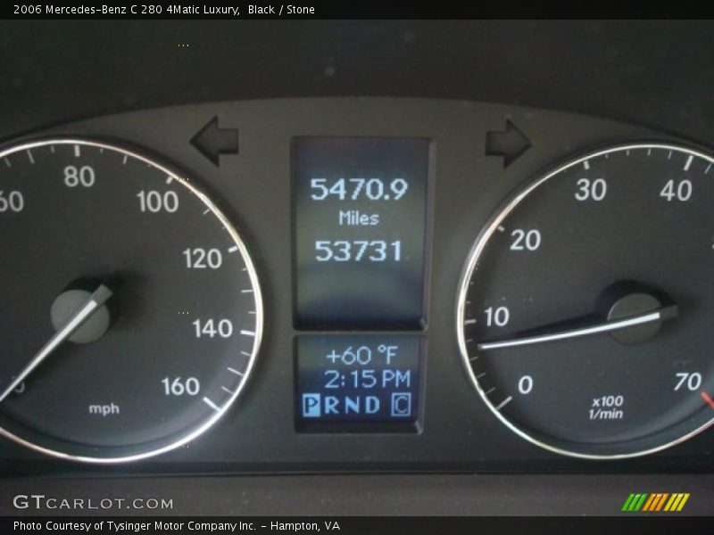 Black / Stone 2006 Mercedes-Benz C 280 4Matic Luxury