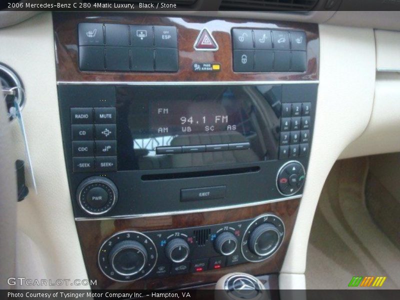 Black / Stone 2006 Mercedes-Benz C 280 4Matic Luxury