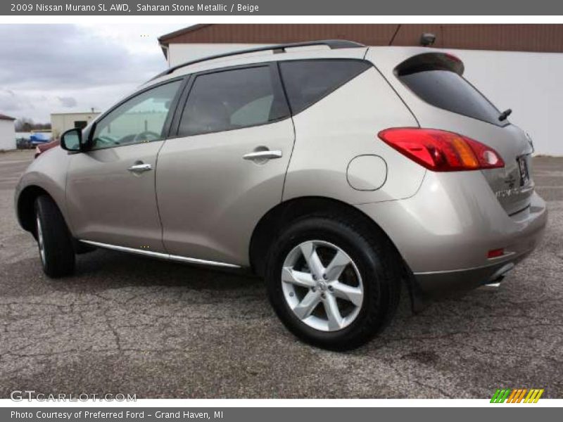 Saharan Stone Metallic / Beige 2009 Nissan Murano SL AWD