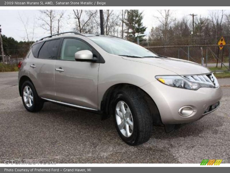 Saharan Stone Metallic / Beige 2009 Nissan Murano SL AWD