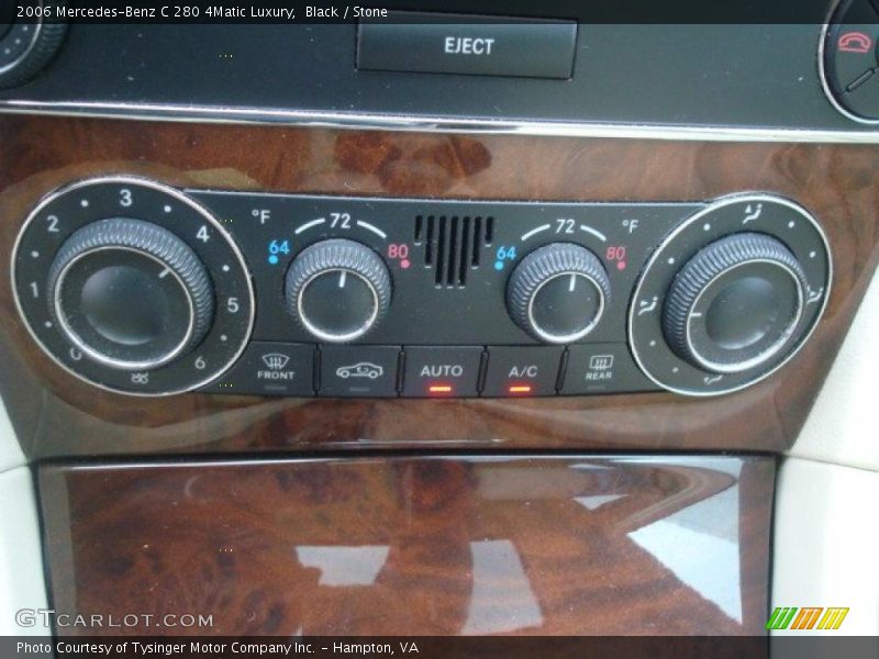 Black / Stone 2006 Mercedes-Benz C 280 4Matic Luxury