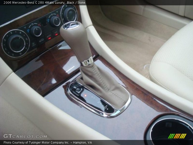 Black / Stone 2006 Mercedes-Benz C 280 4Matic Luxury