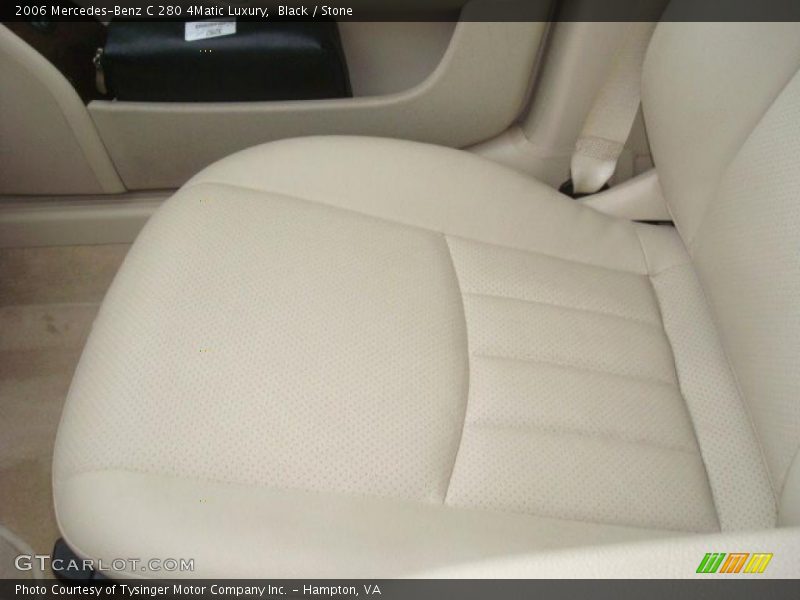 Black / Stone 2006 Mercedes-Benz C 280 4Matic Luxury