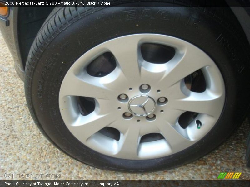 Black / Stone 2006 Mercedes-Benz C 280 4Matic Luxury