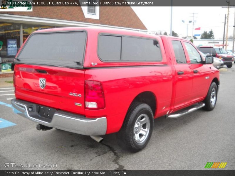 Flame Red / Dark Slate/Medium Graystone 2010 Dodge Ram 1500 ST Quad Cab 4x4