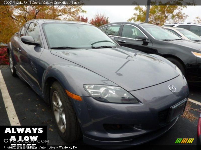 Galaxy Gray Mica / Black 2007 Mazda RX-8 Sport