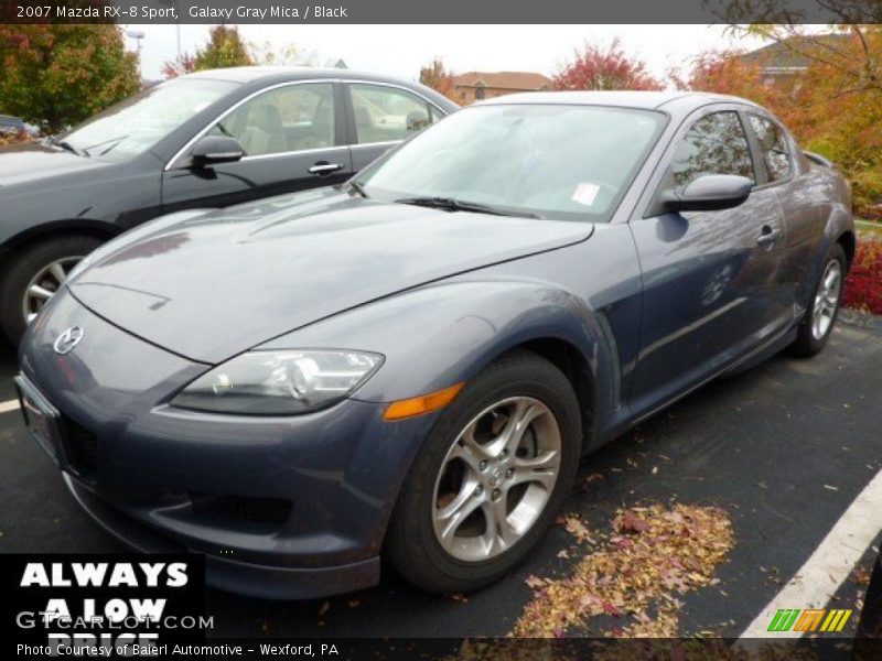 Galaxy Gray Mica / Black 2007 Mazda RX-8 Sport