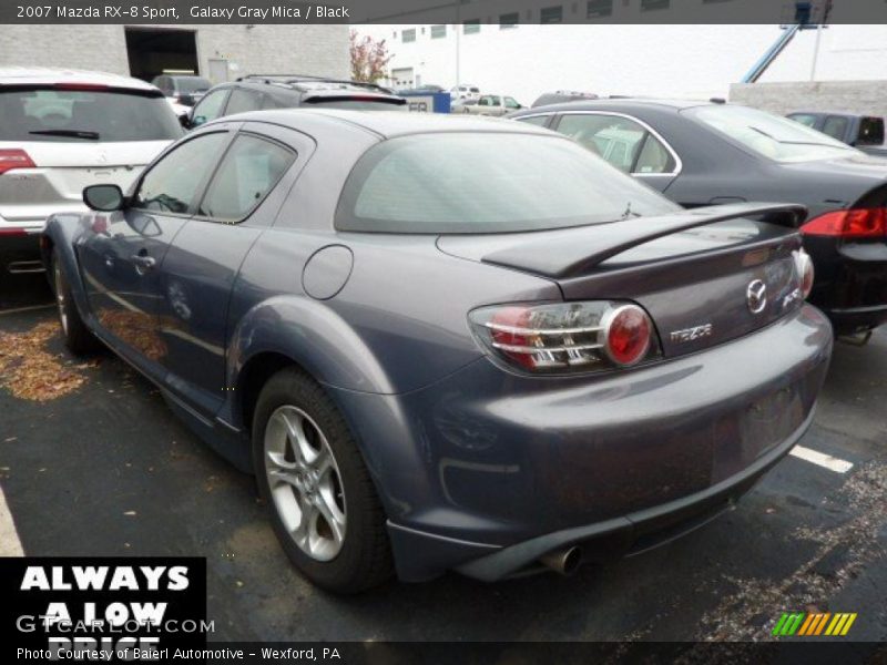 Galaxy Gray Mica / Black 2007 Mazda RX-8 Sport