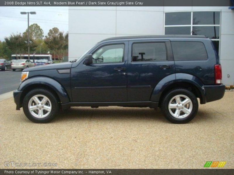 Modern Blue Pearl / Dark Slate Gray/Light Slate Gray 2008 Dodge Nitro SLT 4x4