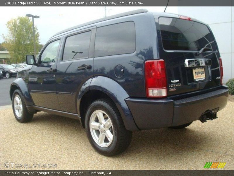 Modern Blue Pearl / Dark Slate Gray/Light Slate Gray 2008 Dodge Nitro SLT 4x4