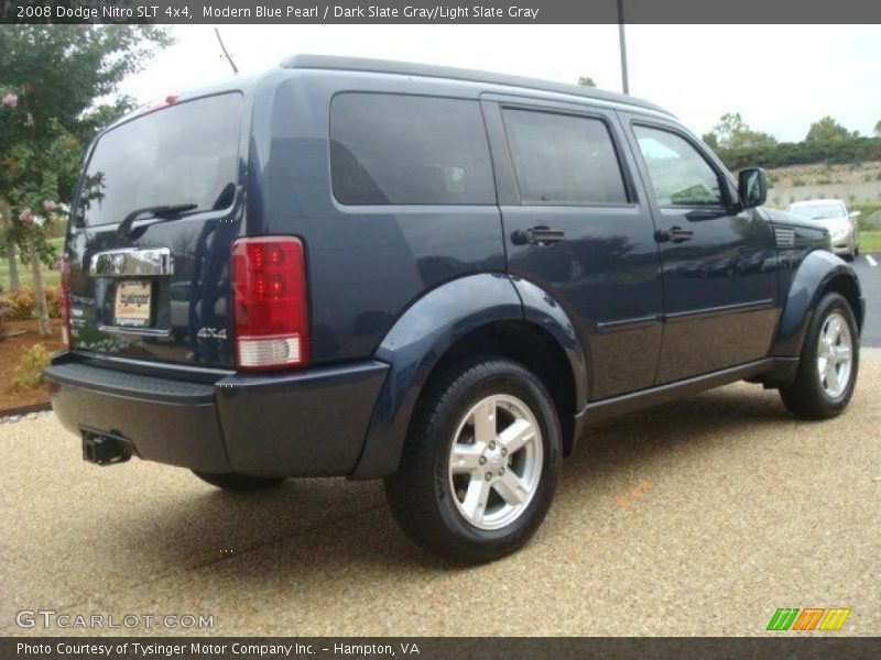 Modern Blue Pearl / Dark Slate Gray/Light Slate Gray 2008 Dodge Nitro SLT 4x4