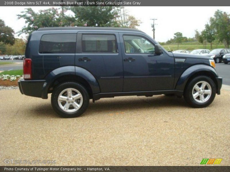 Modern Blue Pearl / Dark Slate Gray/Light Slate Gray 2008 Dodge Nitro SLT 4x4