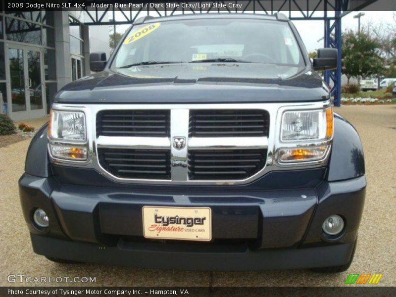 Modern Blue Pearl / Dark Slate Gray/Light Slate Gray 2008 Dodge Nitro SLT 4x4
