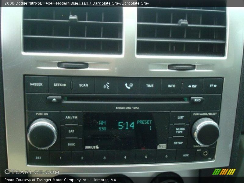 Modern Blue Pearl / Dark Slate Gray/Light Slate Gray 2008 Dodge Nitro SLT 4x4