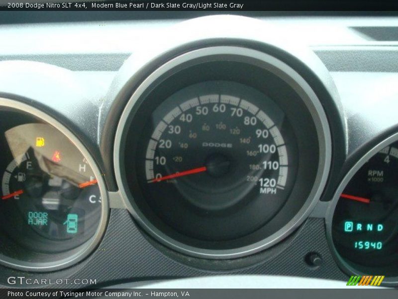 Modern Blue Pearl / Dark Slate Gray/Light Slate Gray 2008 Dodge Nitro SLT 4x4