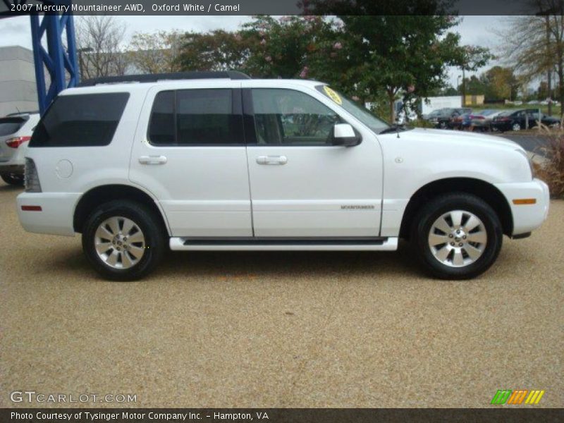 Oxford White / Camel 2007 Mercury Mountaineer AWD