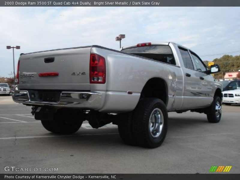  2003 Ram 3500 ST Quad Cab 4x4 Dually Bright Silver Metallic