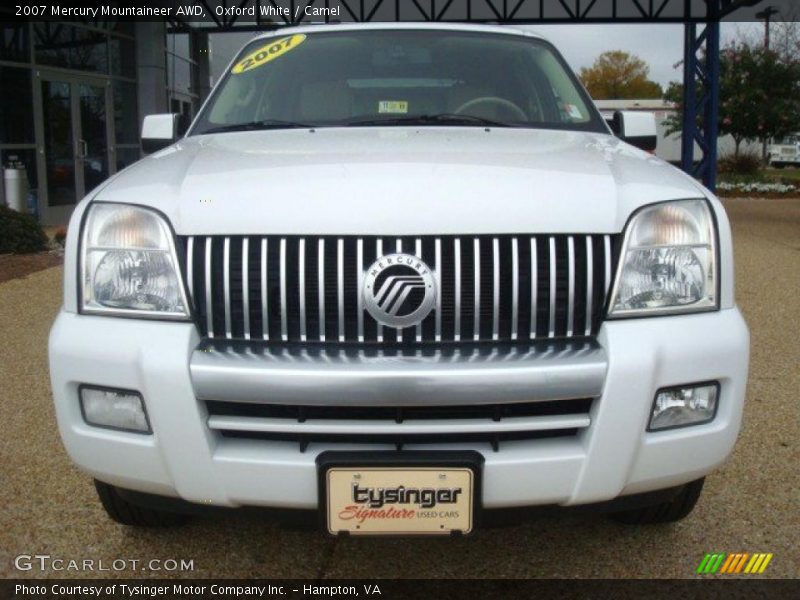 Oxford White / Camel 2007 Mercury Mountaineer AWD