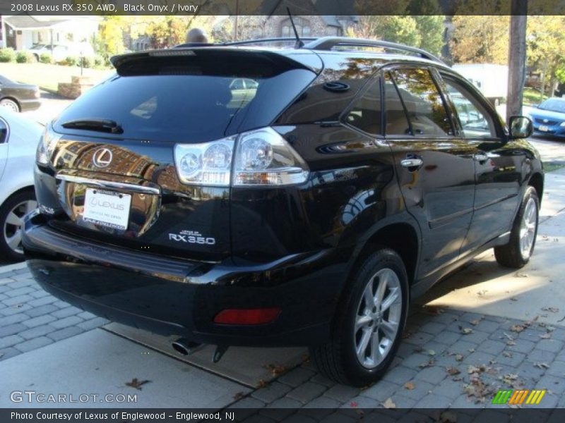 Black Onyx / Ivory 2008 Lexus RX 350 AWD