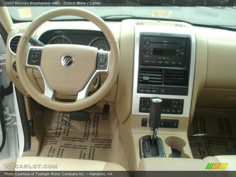 Oxford White / Camel 2007 Mercury Mountaineer AWD