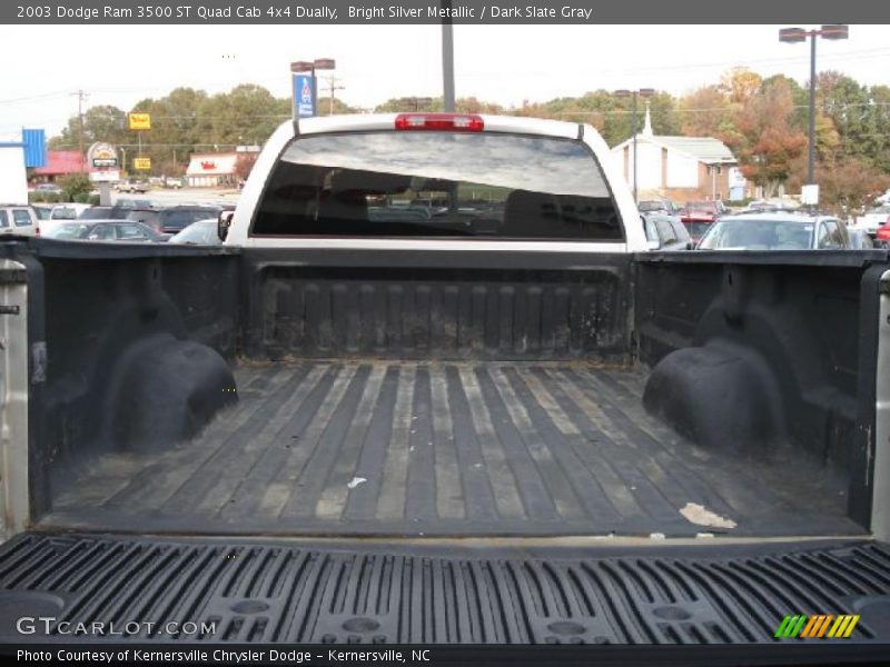 Bright Silver Metallic / Dark Slate Gray 2003 Dodge Ram 3500 ST Quad Cab 4x4 Dually