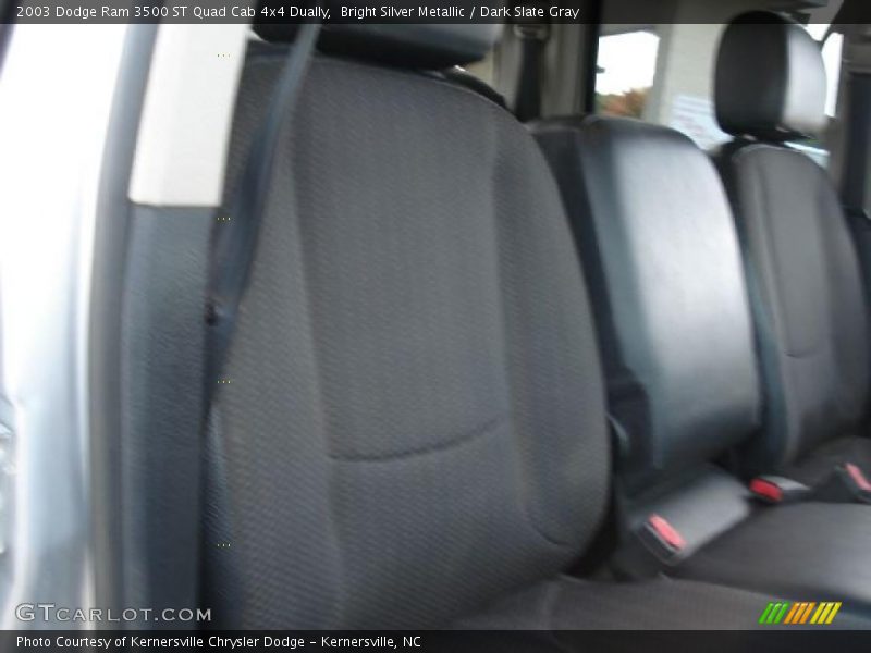 Bright Silver Metallic / Dark Slate Gray 2003 Dodge Ram 3500 ST Quad Cab 4x4 Dually