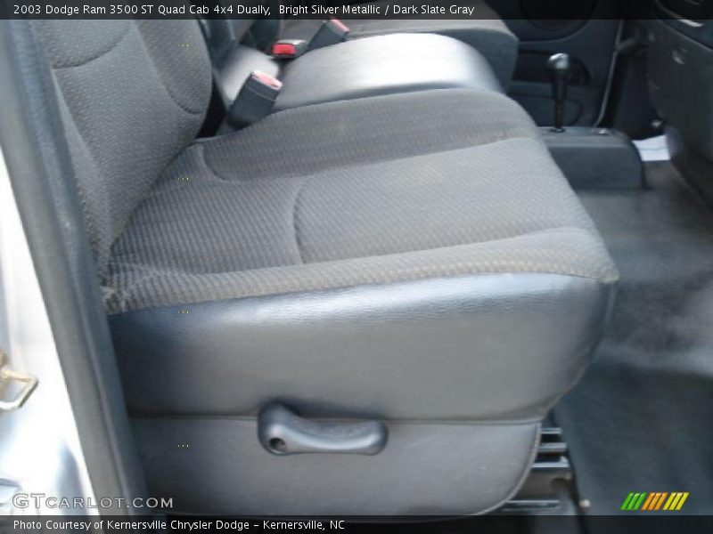 Bright Silver Metallic / Dark Slate Gray 2003 Dodge Ram 3500 ST Quad Cab 4x4 Dually