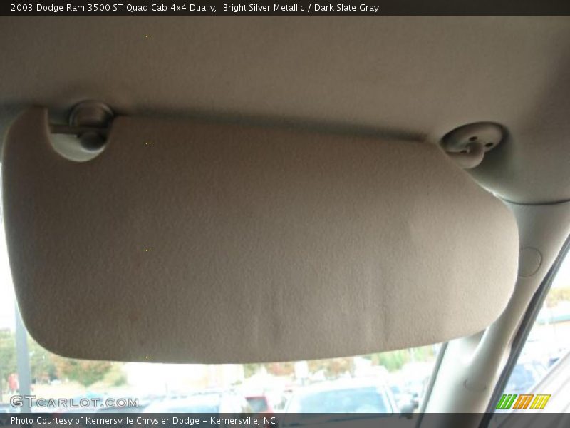 Bright Silver Metallic / Dark Slate Gray 2003 Dodge Ram 3500 ST Quad Cab 4x4 Dually