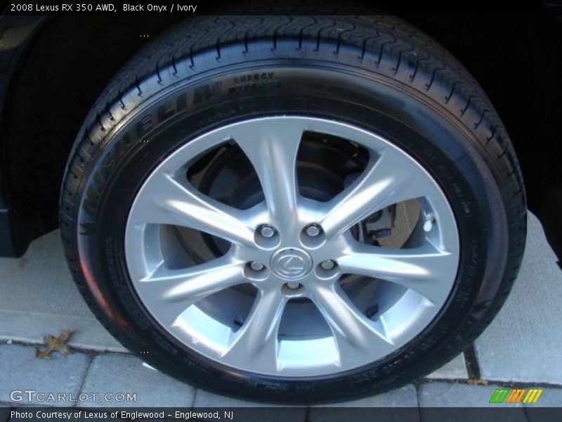 Black Onyx / Ivory 2008 Lexus RX 350 AWD