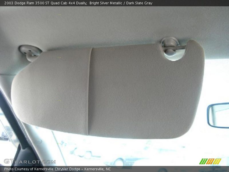 Bright Silver Metallic / Dark Slate Gray 2003 Dodge Ram 3500 ST Quad Cab 4x4 Dually