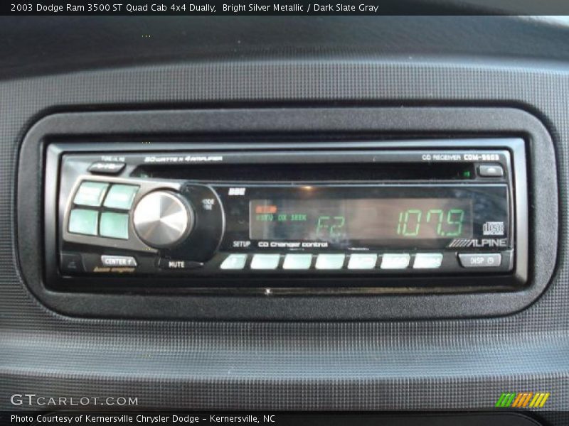 Bright Silver Metallic / Dark Slate Gray 2003 Dodge Ram 3500 ST Quad Cab 4x4 Dually