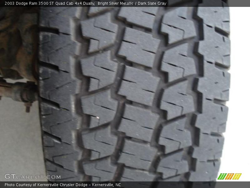 Bright Silver Metallic / Dark Slate Gray 2003 Dodge Ram 3500 ST Quad Cab 4x4 Dually