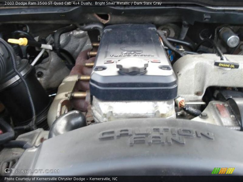  2003 Ram 3500 ST Quad Cab 4x4 Dually Engine - 5.9 Liter Cummins OHV 24-Valve Turbo-Diesel Inline 6 Cylinder