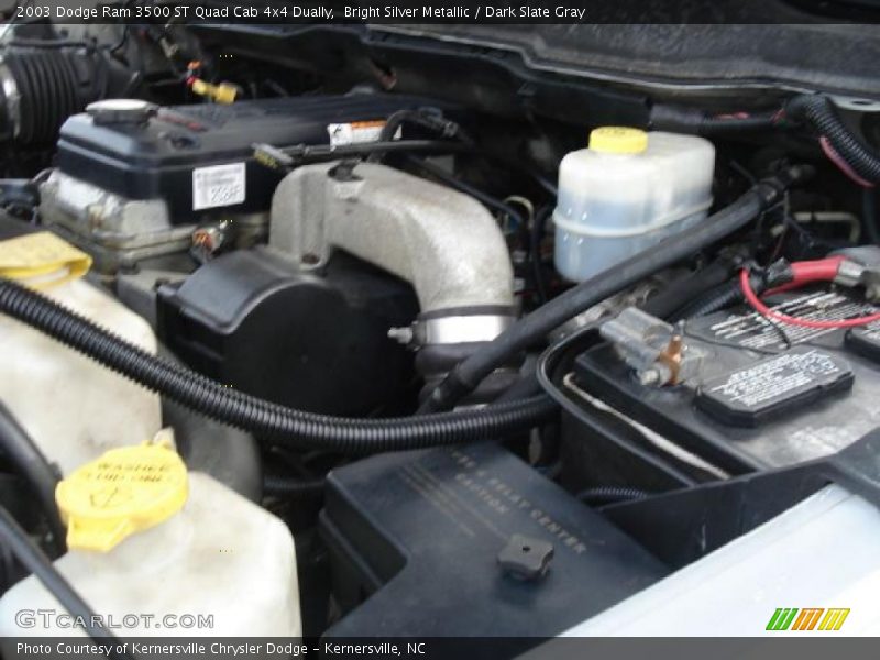  2003 Ram 3500 ST Quad Cab 4x4 Dually Engine - 5.9 Liter Cummins OHV 24-Valve Turbo-Diesel Inline 6 Cylinder