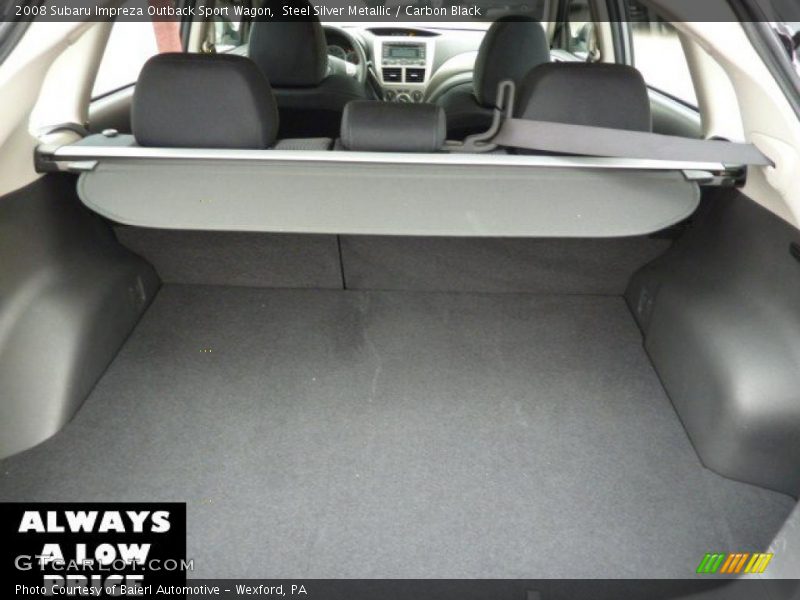 Steel Silver Metallic / Carbon Black 2008 Subaru Impreza Outback Sport Wagon