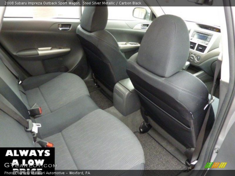 Steel Silver Metallic / Carbon Black 2008 Subaru Impreza Outback Sport Wagon