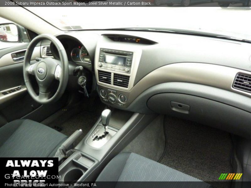 Steel Silver Metallic / Carbon Black 2008 Subaru Impreza Outback Sport Wagon