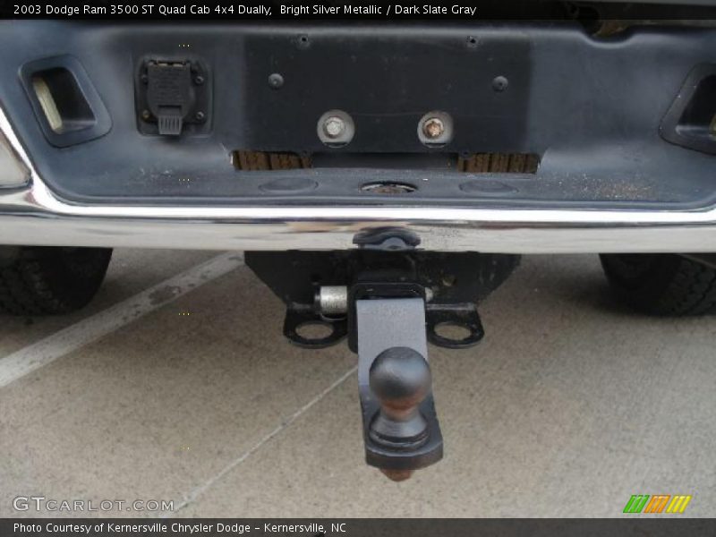 Bright Silver Metallic / Dark Slate Gray 2003 Dodge Ram 3500 ST Quad Cab 4x4 Dually