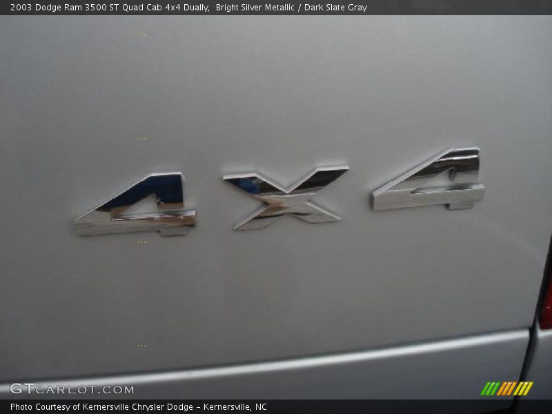  2003 Ram 3500 ST Quad Cab 4x4 Dually Logo