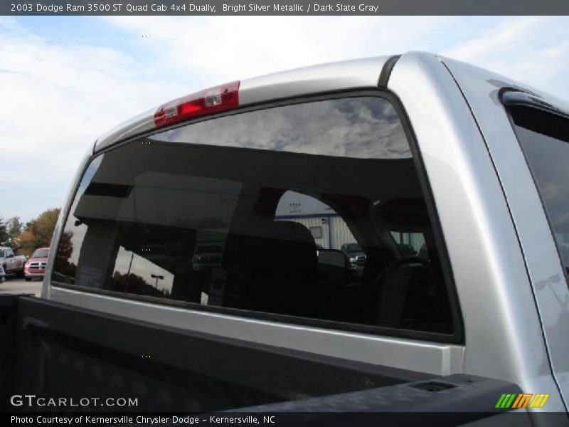 Bright Silver Metallic / Dark Slate Gray 2003 Dodge Ram 3500 ST Quad Cab 4x4 Dually