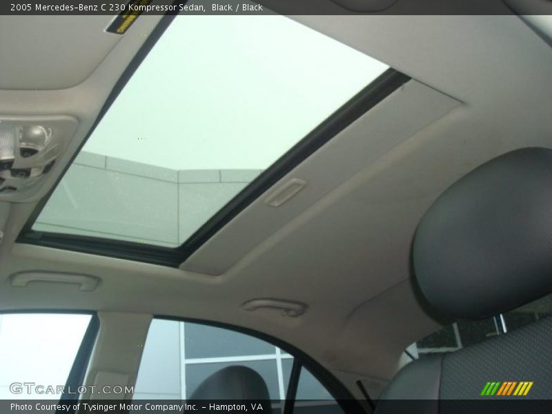 Sunroof of 2005 C 230 Kompressor Sedan