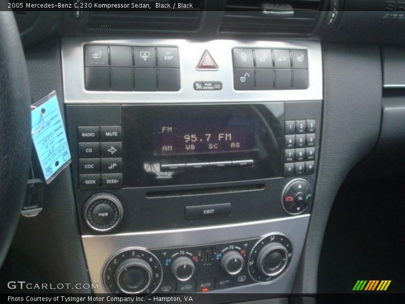 Controls of 2005 C 230 Kompressor Sedan